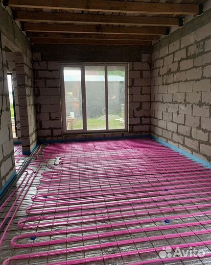 Установка теплого пола / Водяной / Теплый пол