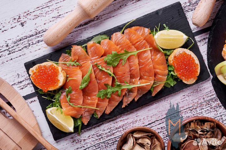 Форель с икрой