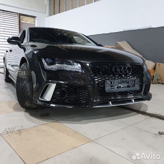 Бампер Audi A7 4G дорестайлинг RS7 стиль