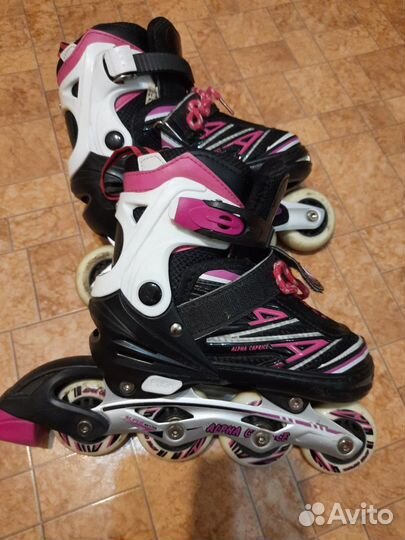 Роликовые коньки детские раздвижные
