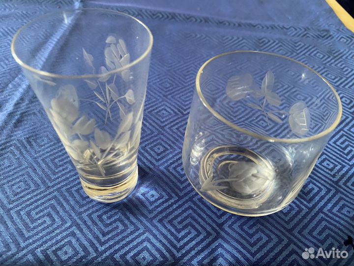 Стопки хрустальные СССР