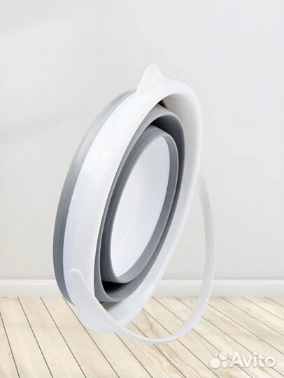 Ведро складное силиконовое