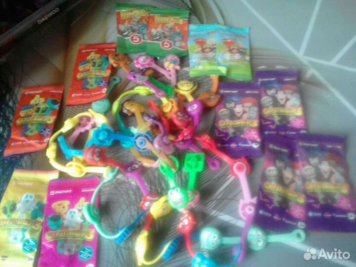 Набор Скрепыши и каваи,стикерсы за все