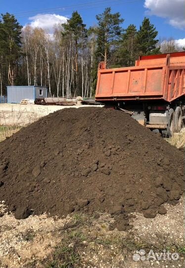 Чернозём. Плодородная земля. Торф. Пескогрунт. 1