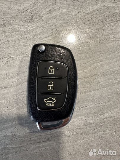 Hyundai solaris ключ