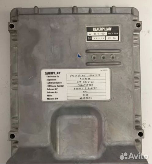 Контроллер гидравлики cat330d 221-8874-03