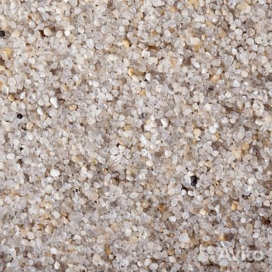 Песок сухой кварцевый фр 0,8-1,6 мм в мешках 25 кг