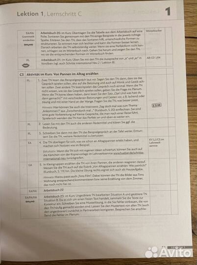 Книга для учителя Schritte International Neu A2.1