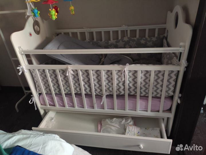 Детская кроватка forest kids