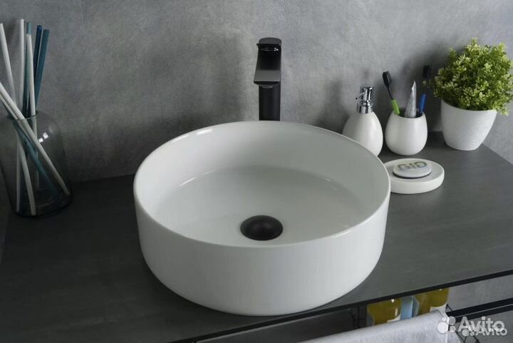 Накладная белая раковина для ванной Gid N9424