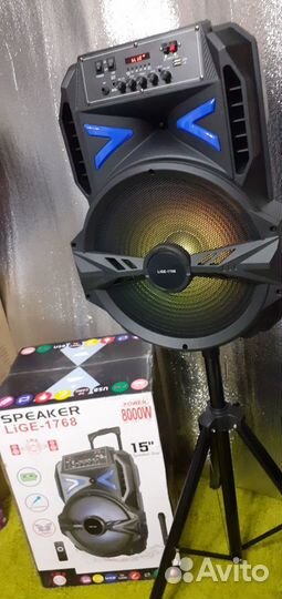 Большая Портативная акустика для кафе Speaker 200w