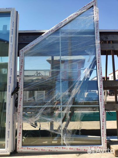 Готовые окна/Окна трапеция/Витражные окна/Стеклопа