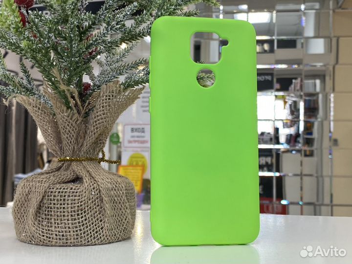 Чехол Silicone Case Redmi Note 9