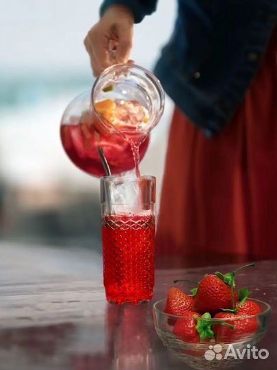 Набор посуды promsiz Стакан 6 шт + креманка 2 шт