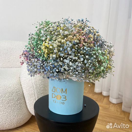 Тюльпаны, розы, гипсофила, цветы Саранск