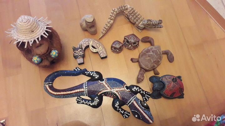 Деревянные игрушки, фигурки, статуэтки