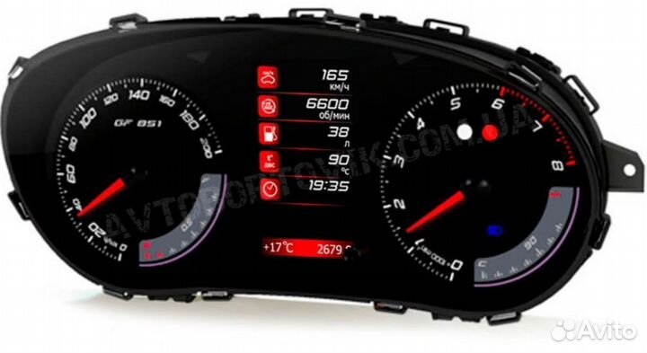 Комбинация приборов GF 851 Гранта, Калина, Датсун