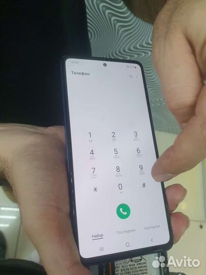 Дисплей a52 A525 синий ориджинал