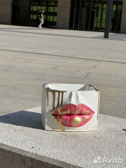 Кашпо из гипса