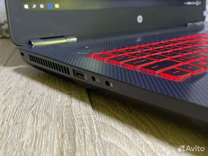 Игровой ноутбук 17.3 HP omen GTX 1060