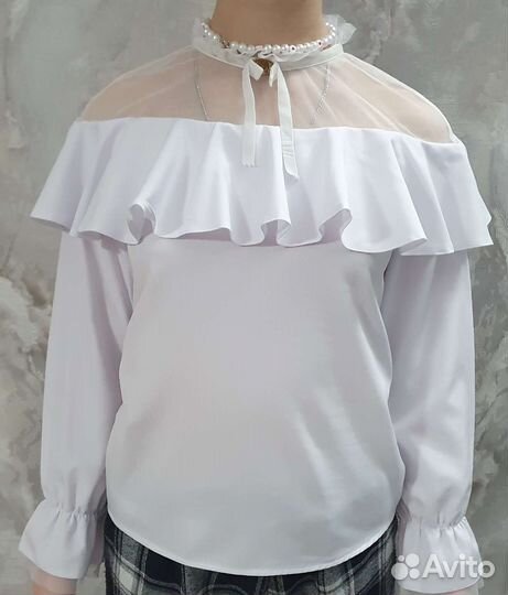 Блузка школьная