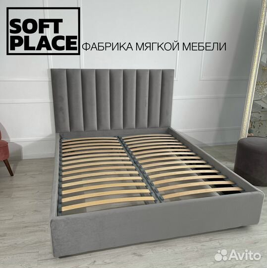 Кровать двухспальная luna с подъемным механизмом