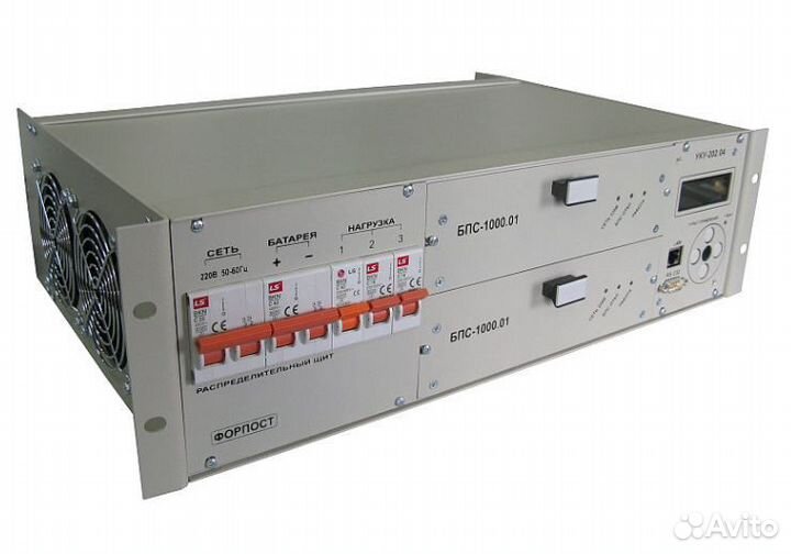 Ибэп-220/48В-40А-2/2 (1000) -3U-LAN
