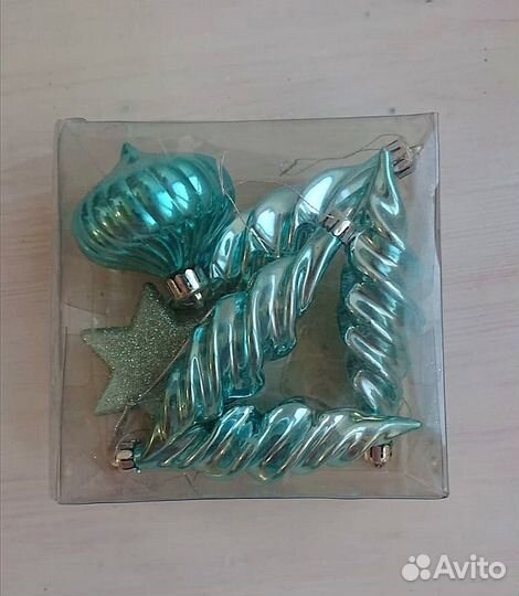 Елочные игрушки новогодние украшения пластиковые