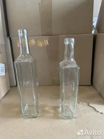Бутылки стеклянные
