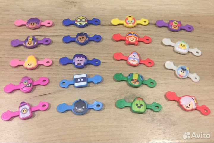 Бравлы из пятерочки, 19 штук