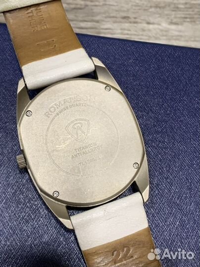 Титановые часы romanson tl1246mm
