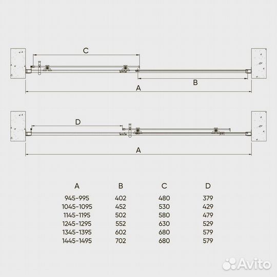 Veconi VN72-100-01-C4 Душевая дверь