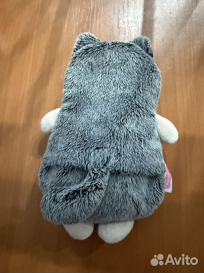 Игрушка с вишнёвыми косточками Котёнок с метрикой