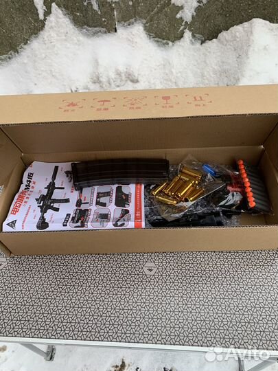 Автоматическая нерф винтовка на аккумуляторе