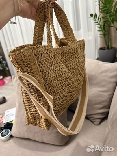 Сумка из соломки