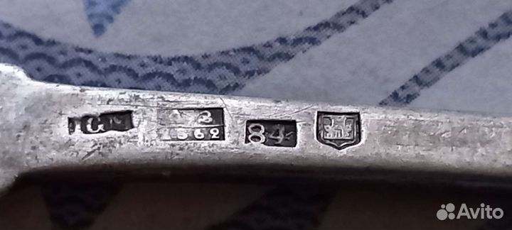 Столовые приборы 1862 год серебро, и СССР