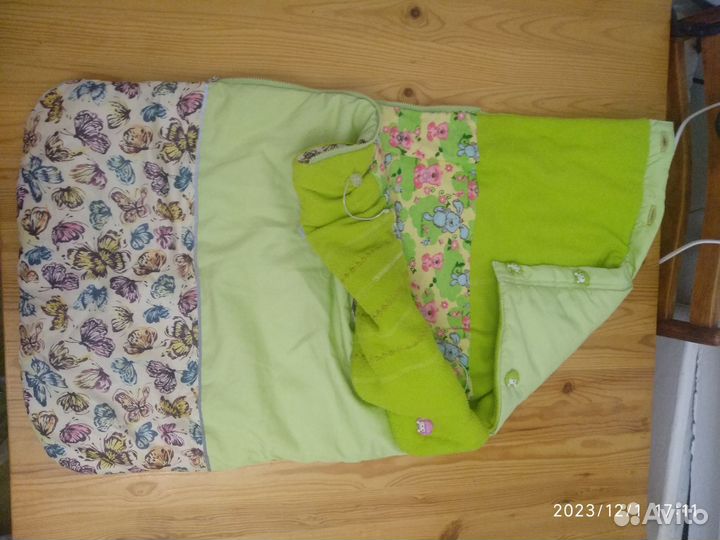 Детское одеяло конверт в коляску