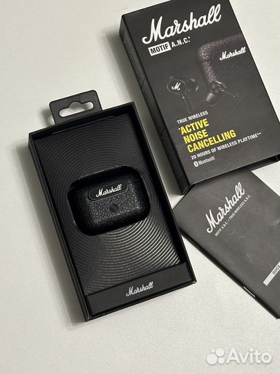 Наушники Marshall motif anc чёрные