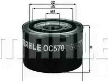 Mahle OC 570 Фильтр масляный