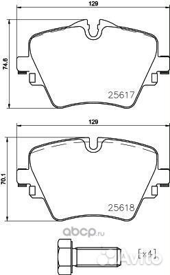Колодки тормозные P06093 Brembo