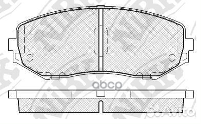 Колодки тормозные suzuki grand vitara 1.9D/1.6