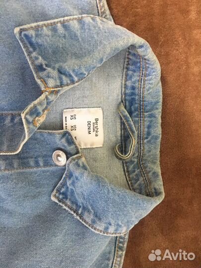 Джинсовая куртка bershka