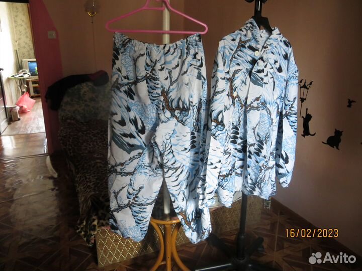 Камуфляжный костюм зимний 