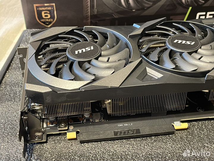 Видеокарта MSI GeForce RTX 3080 Ti ventus 3X 12GB