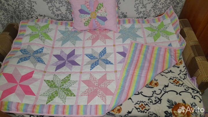 Одеяло покрывало детское и наволочка
