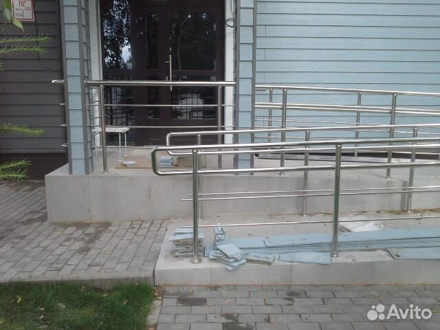 Перила из нержавеющей стали без посредников