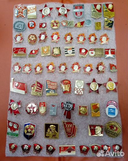 Значки СССР комсомол. спорт. города детские