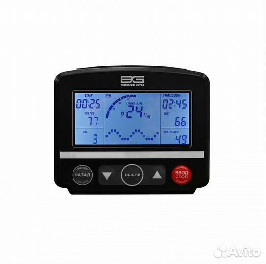 Гребной тренажер Bronze Gym RW1000M PRO Turbo v11