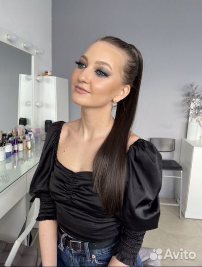 Накладка на волосы хвост, шиньон