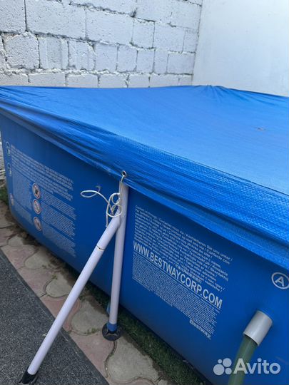 Каркасный бассейн прямоугольный бу